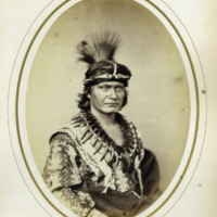 A Chief of the Osage Indians (Kansas) [probably Baptiste Lapillier, a Winnebago Chief]