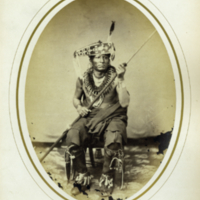 Ne-Sha-Du-Si-Di-Te-Zi-Ka, The Chief Whom They Look Upon (Principal Chief of the Republican Pawnees, Nebraska)