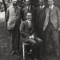 Klein, Franck, Bohr, Oseen and Born, 1922.