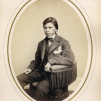 Wa-Mdi-Ka-Wa-Ma-Ni, He Walks Following Eagles (Wa-Pa-Shee Chief of Santees, Dakota), Age 14 years