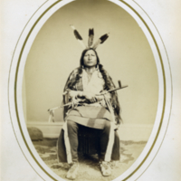 Pte-Yah-Pa-Ma-Sa, The Iron Black Bird (Yankton Sioux Brave, Dakota)