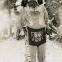 Cherokee man "chiefing"