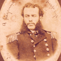 Charles Luke Cassin in uniform, bust, portrait, formal.