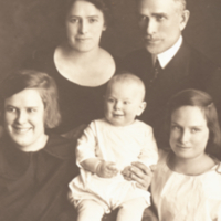 Oscar H. and Emily Reinholt with their three children.