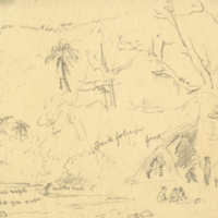 Tahiti, "First camp on the Popenoo river"