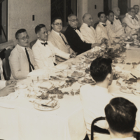 Dinner given by Philippine Islands Medical Association in honor of past presidents, 1932.