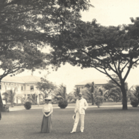 View of the botanical garden, Manila.