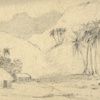 Tahiti, "North side of Tahiti" (landscape)