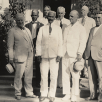 Haitian Commission with President Roy of Haiti.