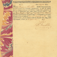 Benjamin Franklin to Ferdinand Grand (France) Promissory Note no. 2, September 16, 1779.