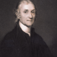 Joseph Priestley, half length, formal.