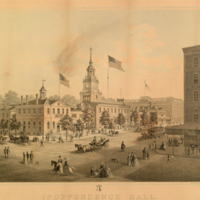 Independence Hall, Philadelphia, 1876.