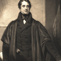 The Reverend Adam Sedgwick, Woodwardian Professor of Geology in the University of Cambridge, 1833.