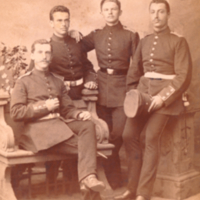 U5.1.32 Franz Boas and three other men in uniform