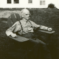 U4.1.46 Franz Boas, at Cornwall Bridge, Connecticut.