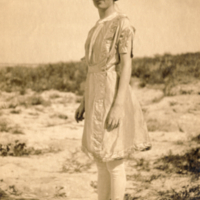 Elsie Clews Parsons, bathing suit photo.