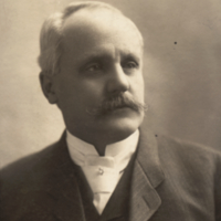 George R. Lockwood, bust, 3/4 profile, formal portrait.