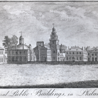 "View of Several Public Buildings, in Philadelphia."