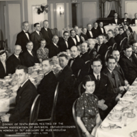 "Dinner of the Tenth Annual Meeting of the American Association of Physical Anthropologists, in Honour of the 70th Birthday of Ales Hrdlicka, Philadelphia, April 4, 1939."