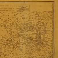 Mapa de las cerc de Mexico que comprehende todos sus lugares y rios, las lagunos de Tescuco, Chalco, Xochimiles, Ste. Christobal Zumpago . . .