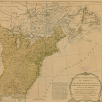 The United States of America with the British possessions of Canada, Nova Scotia, & of Newfoundland, divided with the French