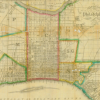 Plan of the city of Philadelphia, compiled from actual surveys by F. Drayton, 1824.