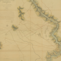 Map of the country nine miles west of the city of Philadelphia, and between Darby Creek & Young's ford on the River Schuylkill. Surveyed by order of Gen. Jonathan Williams . . .of the sub-committee of defence.