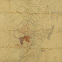 Map of Northeastern United States and Canada Showing Family Hunting Territories and Boundaries of Bands and Tribes as far as the Survey has been carried