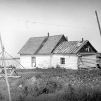 A-022: Log building, Berens River village