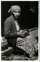 2-2-s: Cherokee basket maker, postcard 