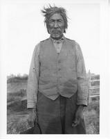 F-115: Ojibwa man in vest, portrait 