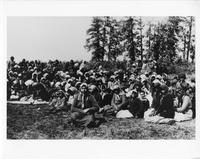 F-231: Group of Ojibwa women, portrait 