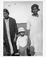 F-288: Three Ojibwa, group portrait 