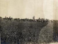 "The Yellowhead Pack Train Leaving Residency 49 for Their 400 Mile Journey"