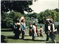 Group wearing headdresses 