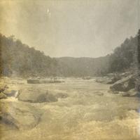 "The Dolles Rapids, Winnepeg River"