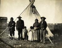 "Muskowken, his sons, his daughter-in-law, and grandchildren"