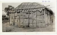 4-41-b: Kickapoo house near McCloud, Oklahoma, 1932, detail of back house