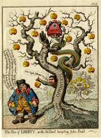 The Tree of Liberty - with the Devil tempting John Bull