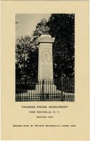 Thomas Paine Monument, New Rochelle, N.Y. Erected 1839.