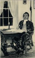 Wax figure of Thomas Paine, Thomas Paine Cottage, new Rochelle, N.Y.