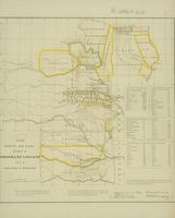  Map showing the lands assigned to emigrant Indians west of Arkansas and Missouri. U.S. War Department. Topographical Bureau. [Washington: 1836].