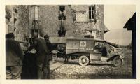 French troops and Ambulance