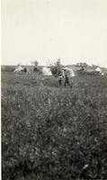 Tsuut'ina Indians camp at the horse round-up