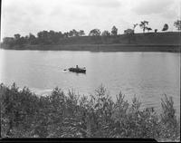 587: Simeon Gibson rows to work on Grand River