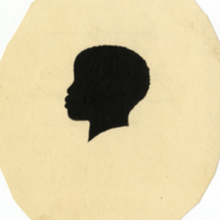 Silhouette of a Hottentot girl