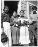 D110: Innu family, Sheshatshiu, circa 1920s