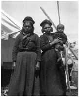 D111: Two Innu women and child, Sheshatshiu, circa 1920s