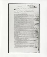 Benjamin Franklin's Copy of the Constitution (After Treatment) 