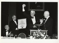 Senator Daniel Patrick Daniel Moynihan receiving the Thomas Jefferson Medal